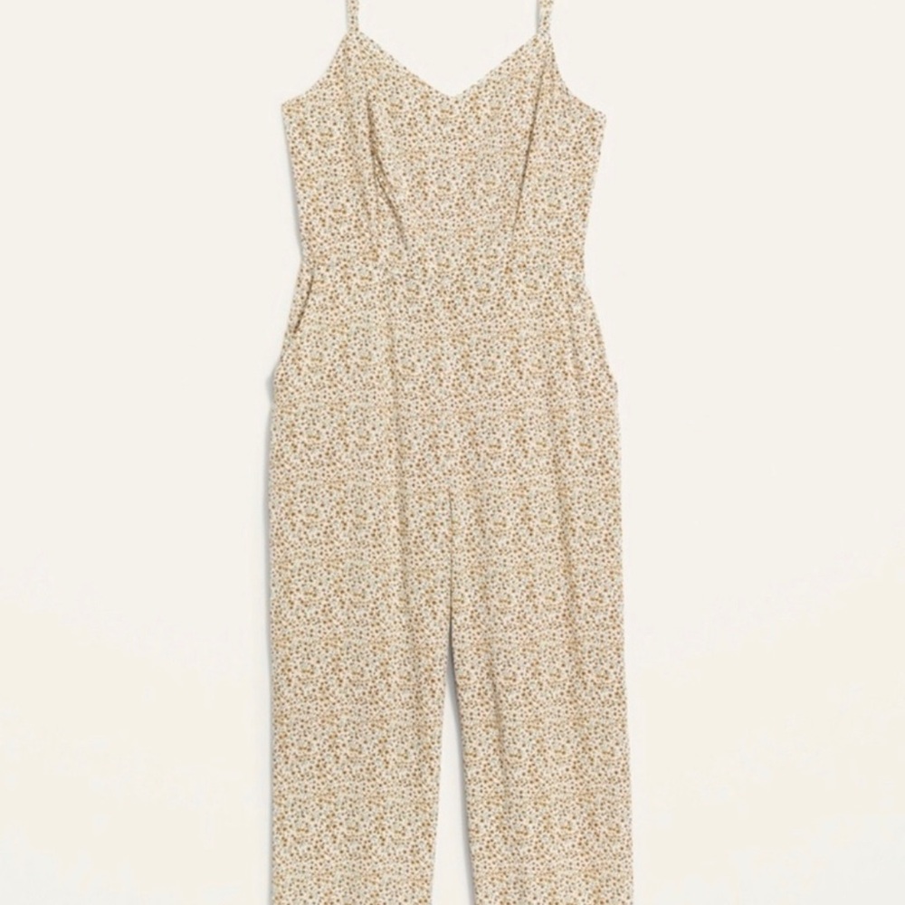 Floral print jumpsuit